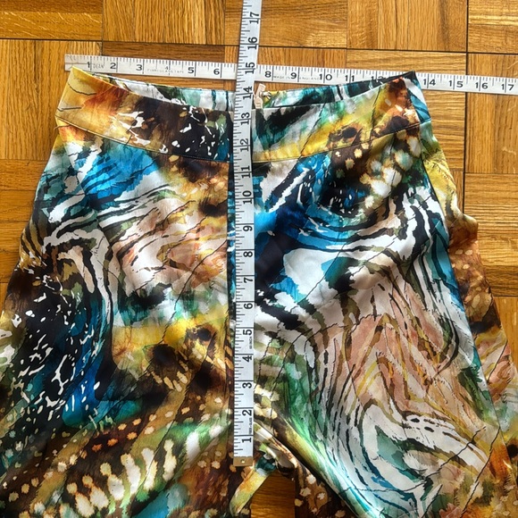 💕Marciano Multi Colour 2 Piece Silky Coordinated Outfit 42 VGUC - Picture 11 of 14